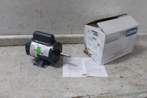 Leeson 100604.00 1/3 HP 1140 RPM 115/230VAC Permanent Split Cap Farm Duty Motor-57284189