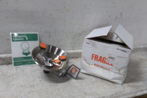 Guardian Equipment G1750 11-1/8 In Bowl Diameter Silver Plumbed Eyewash-78679750