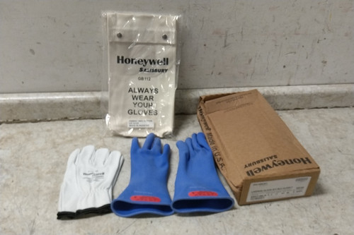 Salisbury GK011BL/9 Size 9 Class 0 Blue Electrical Glove Kit-46098047