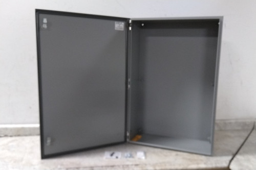 Wiegmann N412362410C 36 In Height 24 In Width 10 In Depth Gray Steel Enclosure-67757908