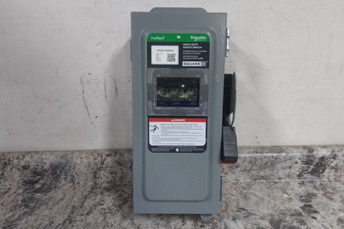 Schneider Electric VH361AWKGL 600V 30 A 3-Pole Heavy Duty Fusible Safety Switch-66760723