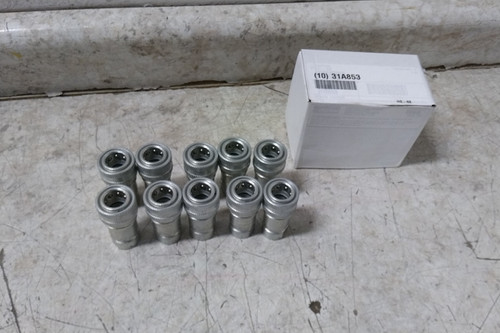Parker H2-62 10 Pk 1/4 In Coupling Size Hydraulic Quick Connect Hose Coupling-27773197