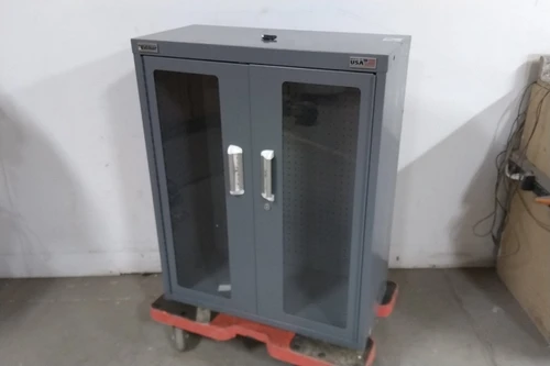 Vidmar 48878 30 x 14 x 37 In 150 Lb Load Capacity Pegboard Wall Cabinet-73919540