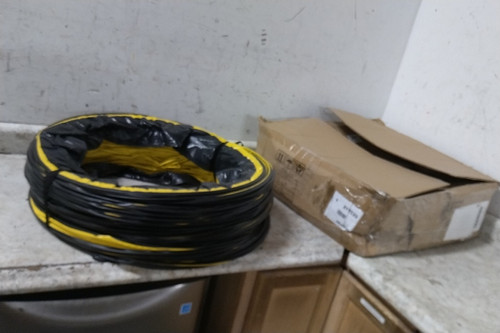 Americ AM-DS2025 20 In Duct Diameter 25 Ft Length Black/Yellow Ventilation Duct-28178737