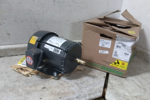 U.S. Motors S3P2A 3 HP 1765 RPM 208-230/460VAC 3-Phase General Purpose Motor-45716673