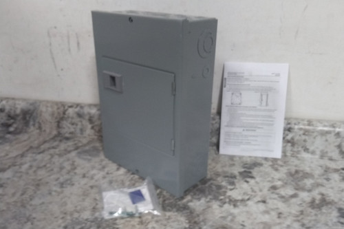 Square D QO816L100DS 120/240VAC 100 Amps 8 Space Steel Load Center-50606036