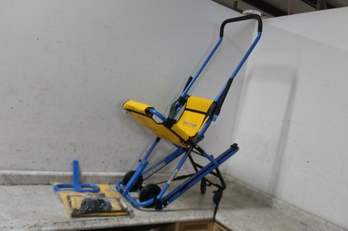 Evac-Chair 400H 440 Lb Load Capacity Blue/Yellow Stair Chair-82573882