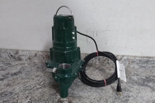 Zoeller N270-F 1 HP 3450 RPM 115VAC 29 Ft Max Head Sewage Ejector Pump-17909939