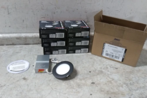 Juno WF4 ADJ SWW5 90CRI MB M6 6 Pk 120V Adjustable LED Downlight-28198853