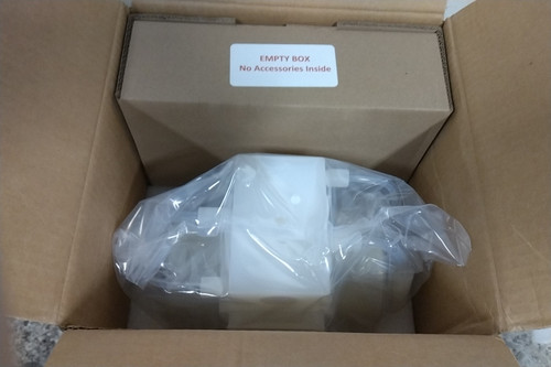 White Knight PSA060-F12 16.5 GPM High Purity PTFE Air Double Diaphragm Pump-21999693