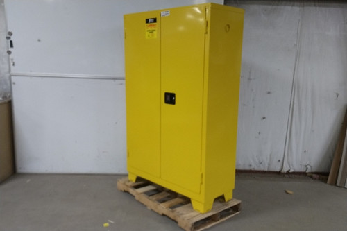 Jamco FM45YP 45 Gal Storage Cap Yellow Steel Flammables Safety Cabinet-71393252