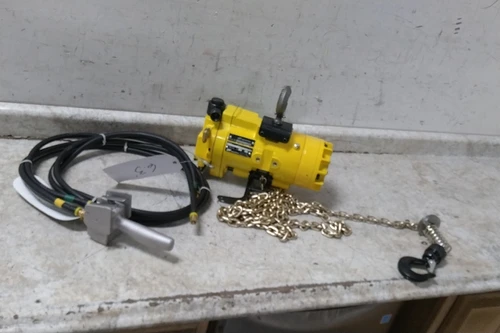 Ingersoll Rand ML500K-2C10-C6 1/2 Ton Load Cap 10 Ft Lift Length Air Chain Hoist-13494646