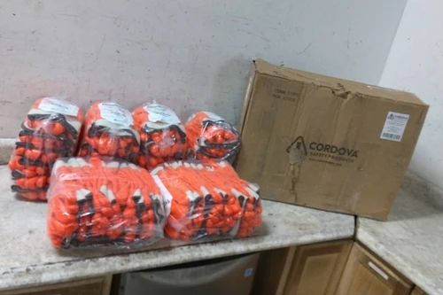 Cordova Freezebeater 5710F/C 72 Pk Size Large Hi-Viz Orange PVC Work Gloves-27762956