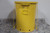 Justrite 09701 21 Gal Capacity Yellow Powder Coated Steel Oily Waste Can-11355479
