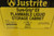 Justrite 891720 17 Gal Storage Capacity Yellow Steel Flammables Safety Cabinet-96494188