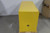 Justrite 891720 17 Gal Storage Capacity Yellow Steel Flammables Safety Cabinet-96494188
