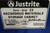 Justrite 861228 12 Gal Storage Cap Blue Steel Hazmat Safety Cabinet-55571076