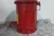 Justrite 09100 6 Gal Capacity Red Powder Coated Steel Oily Waste Can-89904975
