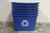 Rubbermaid Commercial Products FG571473BLUE 6 Pk 14 Gal Cap Blue Recycling Bin-57362098