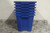 Rubbermaid Commercial Products FG571473BLUE 6 Pk 14 Gal Cap Blue Recycling Bin-57362098