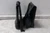 Tingley 31371.14 6 Pairs Size 14 D Men's Black Steel Toe Hip Boot-74643916