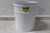 Justrite 26604W 4-1/2 Gal Container Capacity White Fire-Resistant Wastebasket-41223639