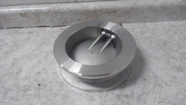 Model R Check Valve Champion 6SD15-SSBS-R Check Valve: Single Flow, Inline Wafer, Stainless ...