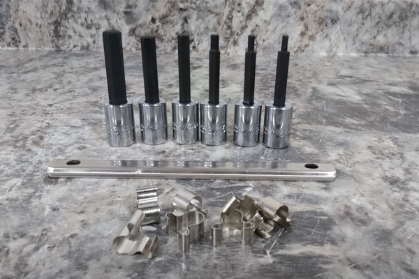 Stanley Proto HEX BIT SET – 7-tlg., 3/8 Zoll Antrieb, Inbus-Bits