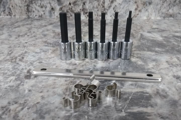 PROTO J4900-7C PROTO Socket Bit Set: 3/8 in Drive Size, 7 Pieces, 1/8 ...