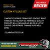Powerspark Custom Lead Set - 8mm Double Silicone Performance HT Lead - Bare Ends - Bumblebee