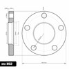 Bulldog Set of 2 Bulldog 15mm Wheel Spacers to suit Volkswagen VW T25 T2 5x112 PCD Wheels 5x112 PCD Wheels
