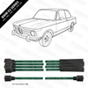 Powerspark BMW 02 Series 1600, 1602, 1502, 1802, 2002tii HT Leads 8mm Double Silicone