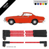 Powerspark Volvo P1800 HT Leads 8mm Double Silicone