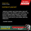 Powerspark Custom HT Lead Lead Set - 7mm Black with Acorn Terminals