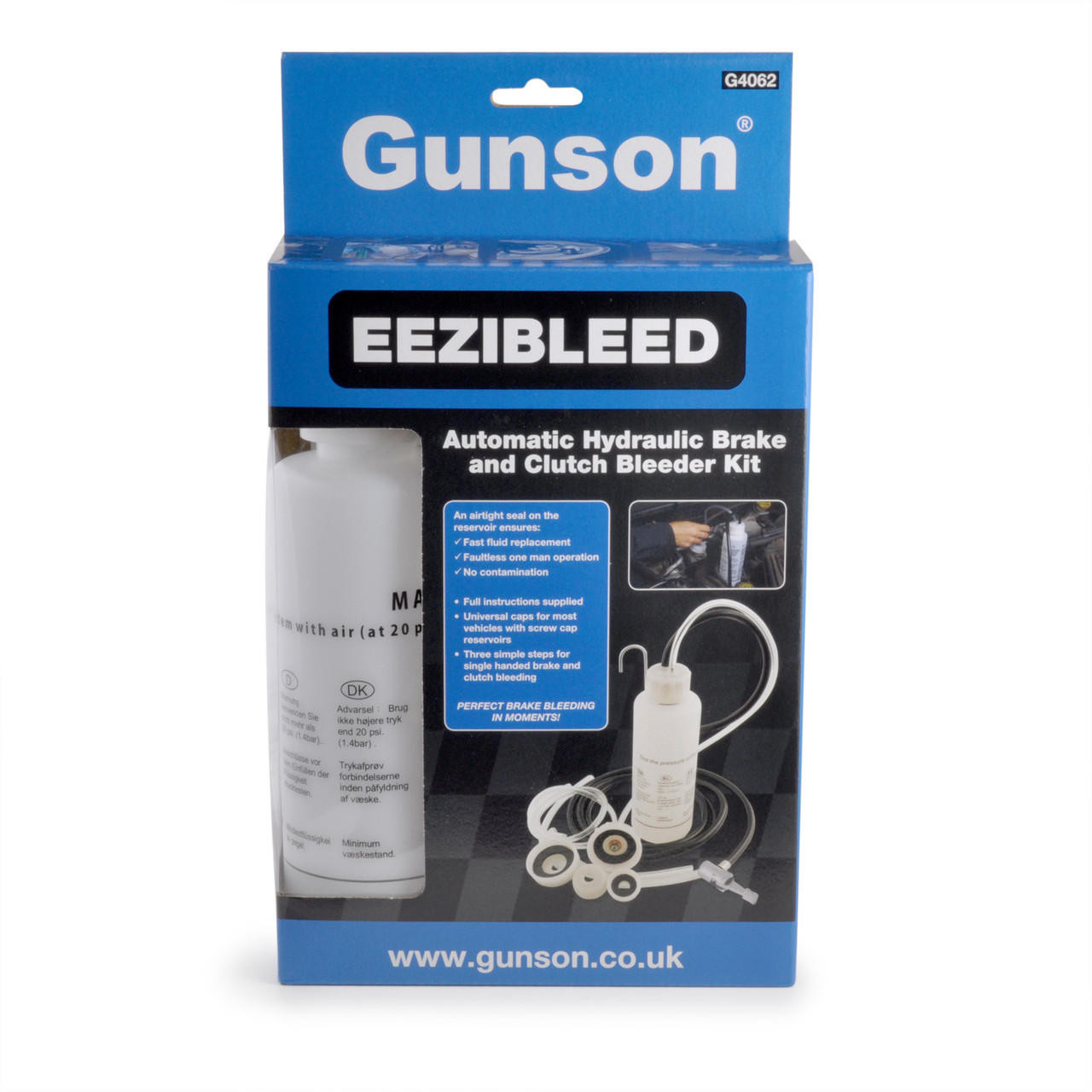  Gunson Eezibleed Hydraulic Brake & Clutch Bleeding Kit G4062