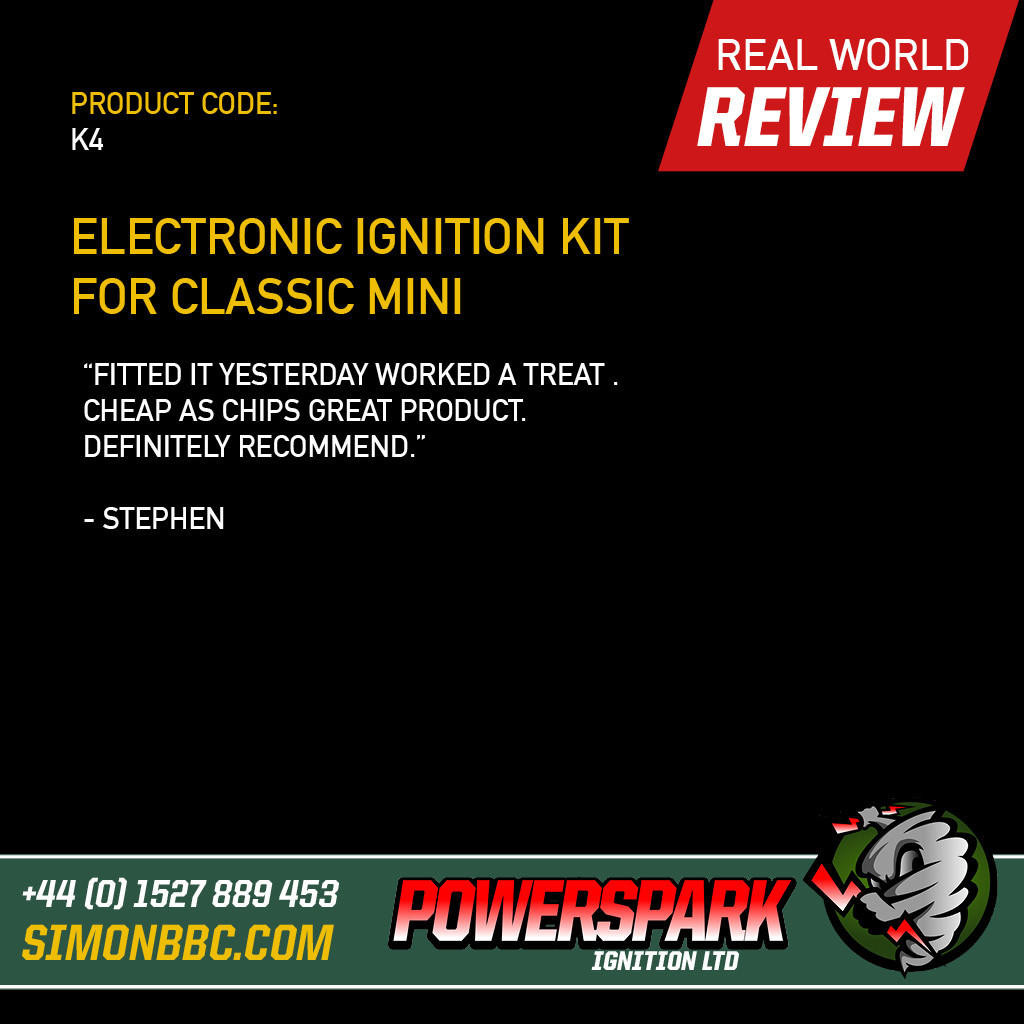 AccuSpark Electronic Ignition Pack For Classic Mini 59D A+ – Ballast Coil Type (59D4 E) – UK Made