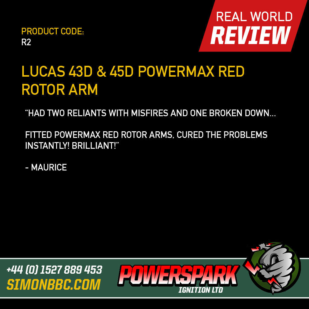 Powerspark Electronic Ignition Kit for Lucas 45D, 43D, 59D Distributor 24 Volt (K4_24v & R2) customer review