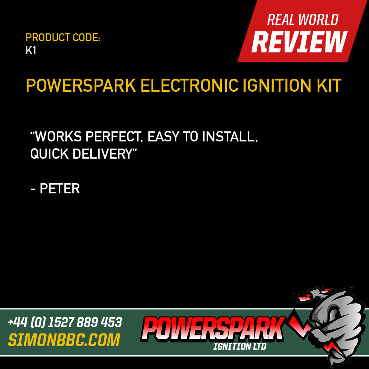 Powerspark Electronic Ignition Kit for Lucas 22D6, 25D6 K1