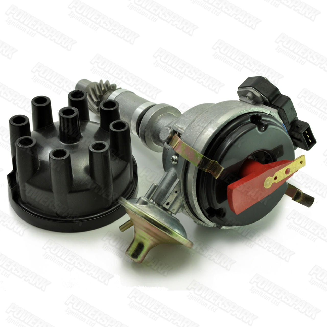  Powerspark Lucas 35D V8 Distributor for Late Rover V8 fitted with Lucas DAB118 amplifier