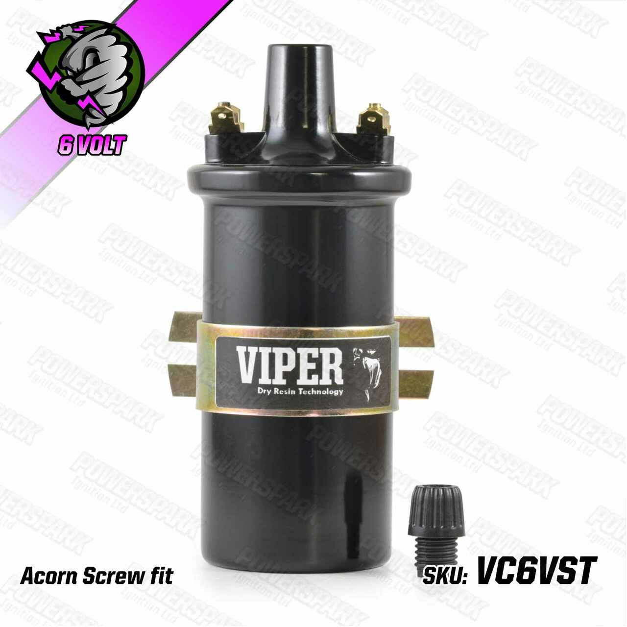 Viper Viper Dry Ignition Coil 6 Volt Acorn Fit