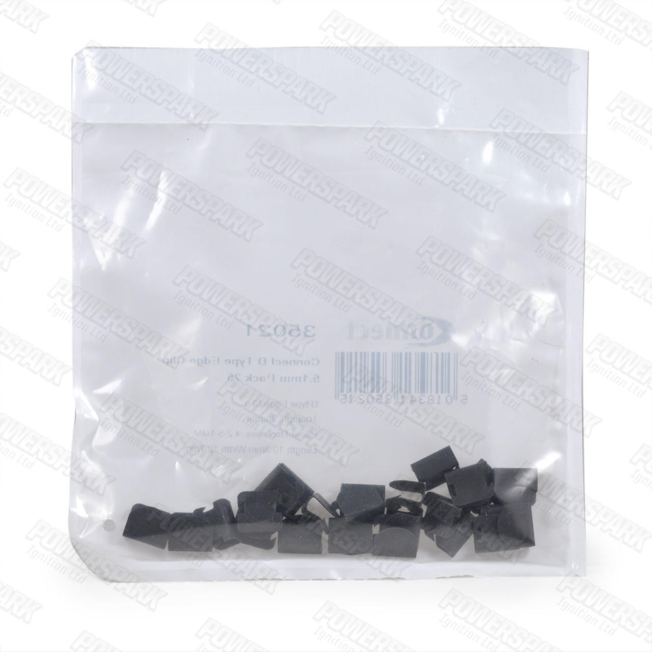 Laser Classic Triumph D Type Edge Clip 5.1mm Pack of 25