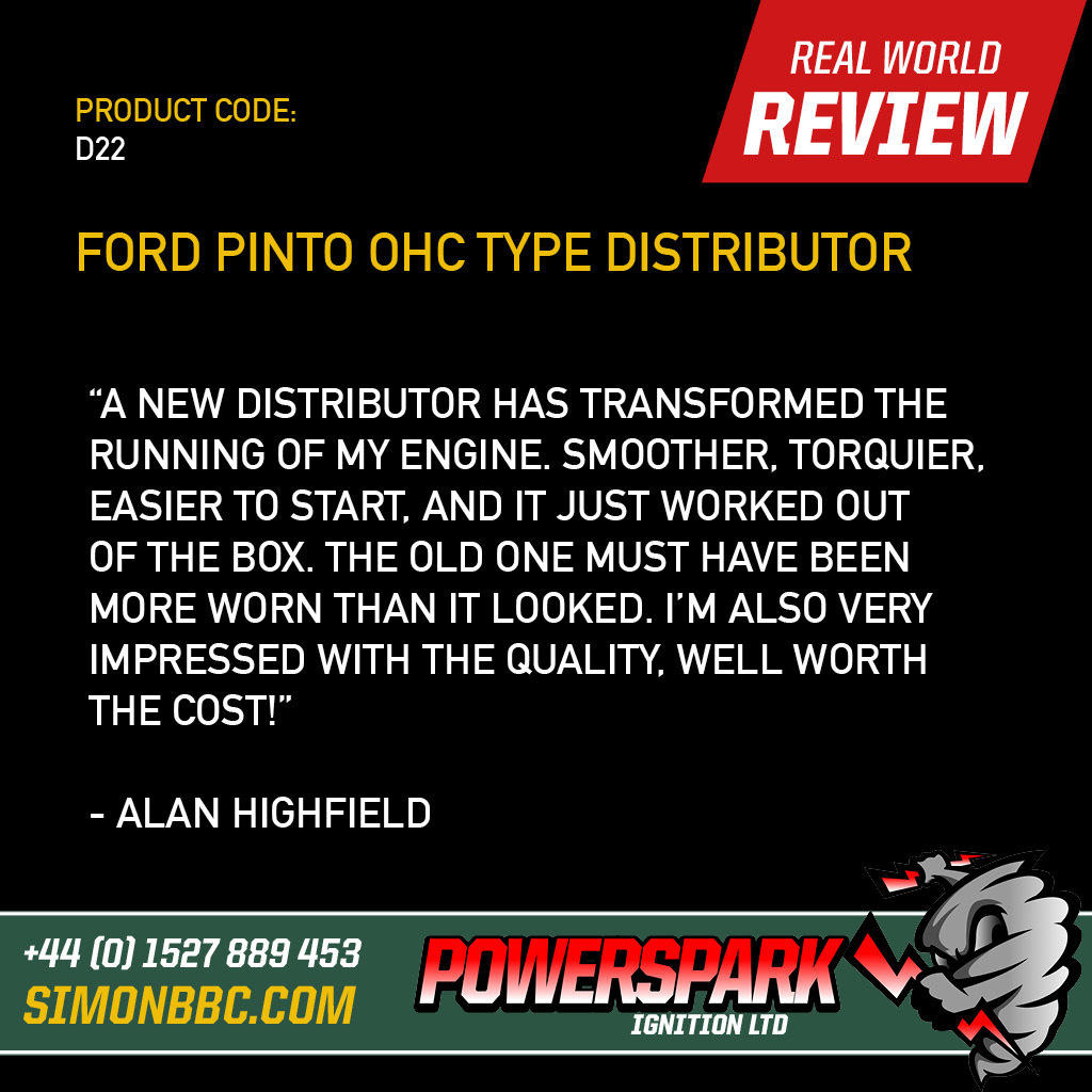Customer review Powerspark Ford Pinto distributor