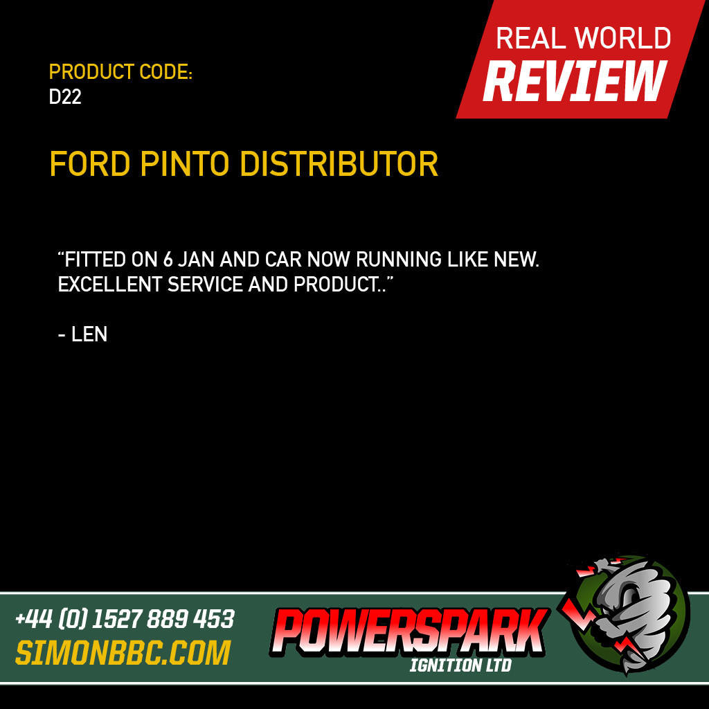 Customer review  Powerspark Ford Pinto distributor 1600 and 2000
