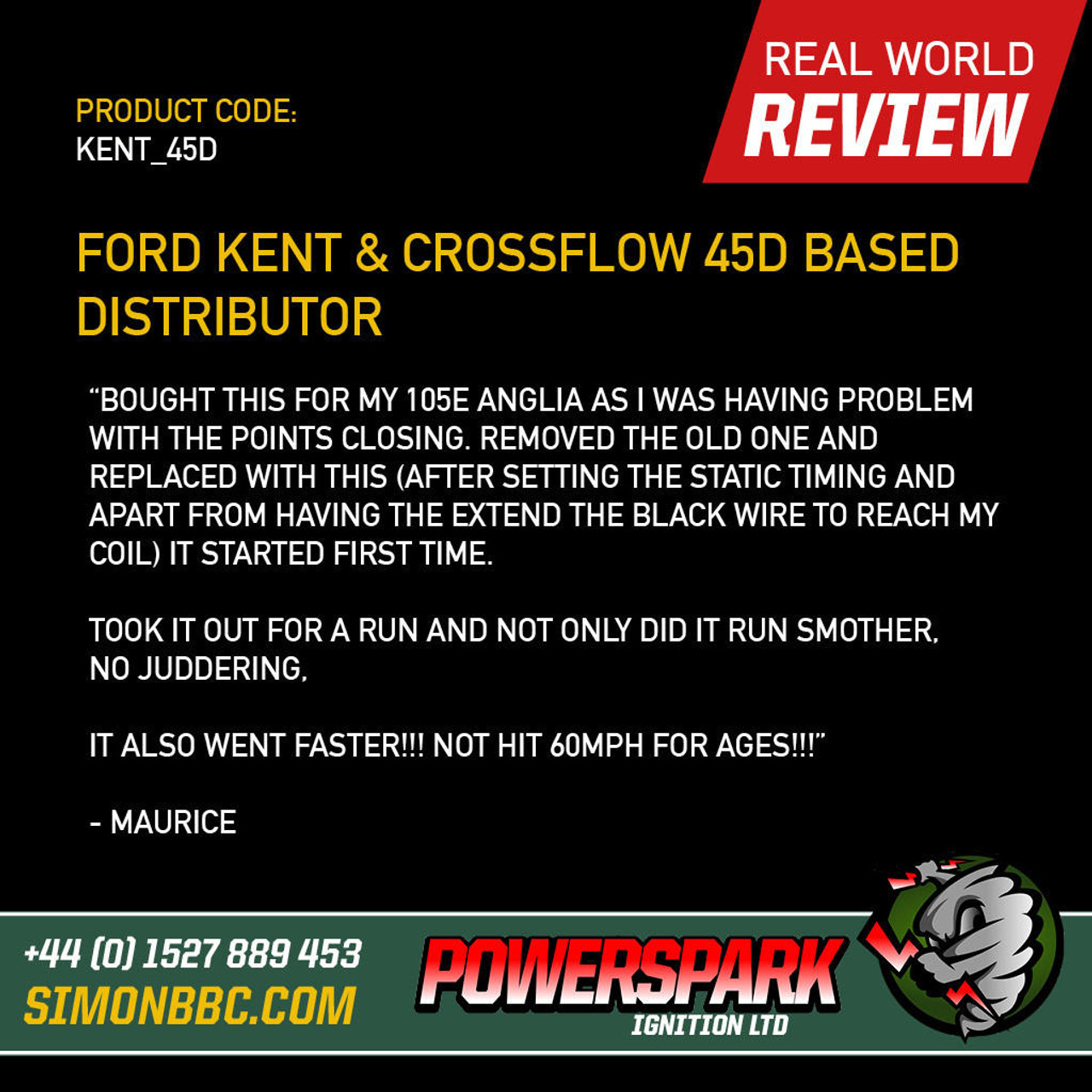 Powerspark Ford Kent & Crossflow 45D Based Distributor