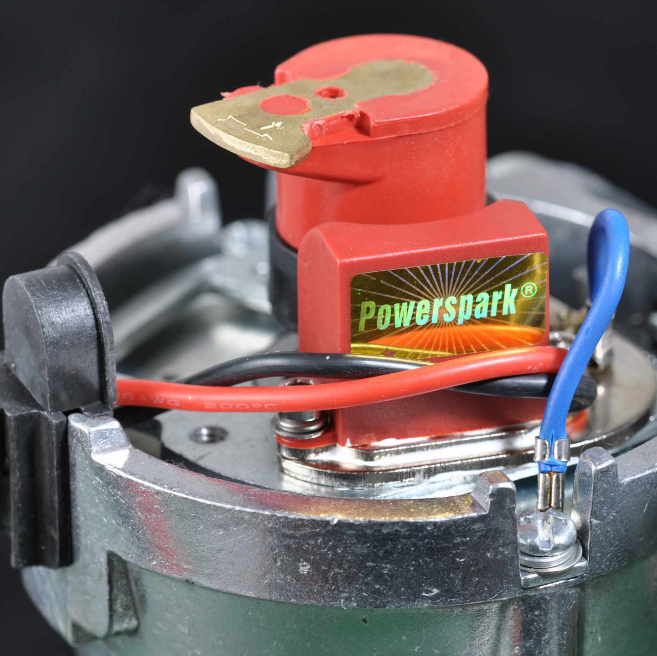 Powerspark Ford Sidevalve & Zephyr 4 cylinder 25D negative earth electronic distributor internals