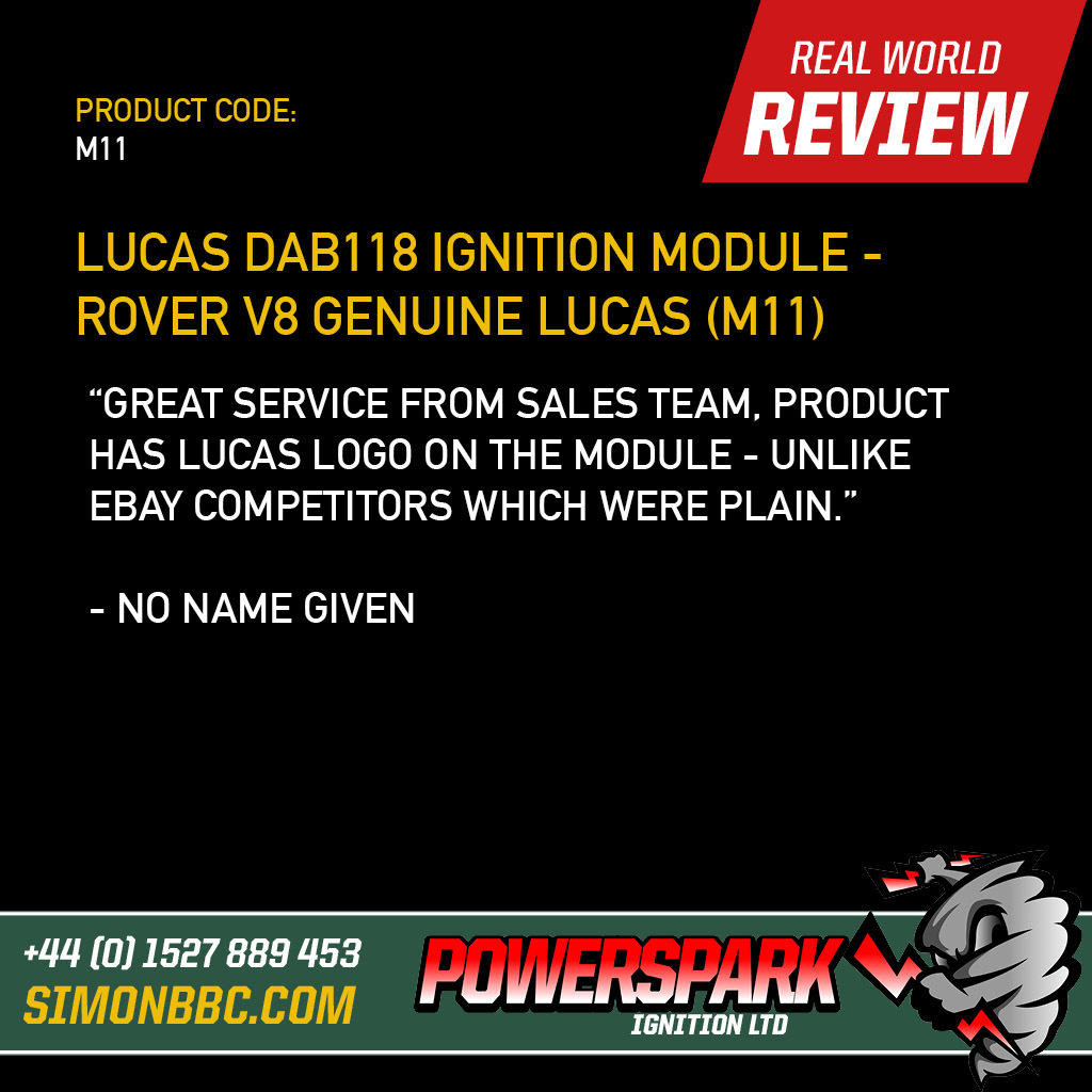 Rover V8 Distributor Ignition Module and Linking Lead