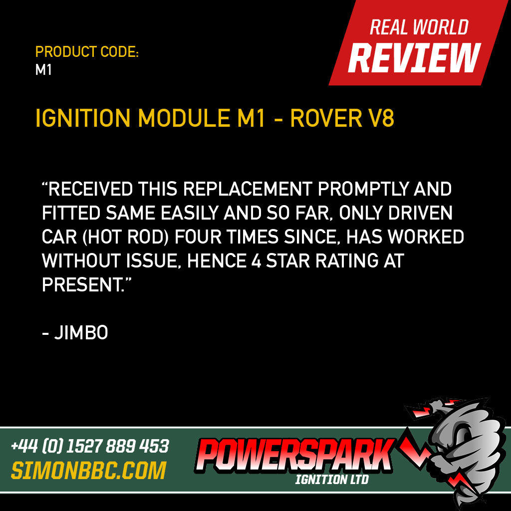 Rover V8 Distributor Ignition Module and Linking Lead