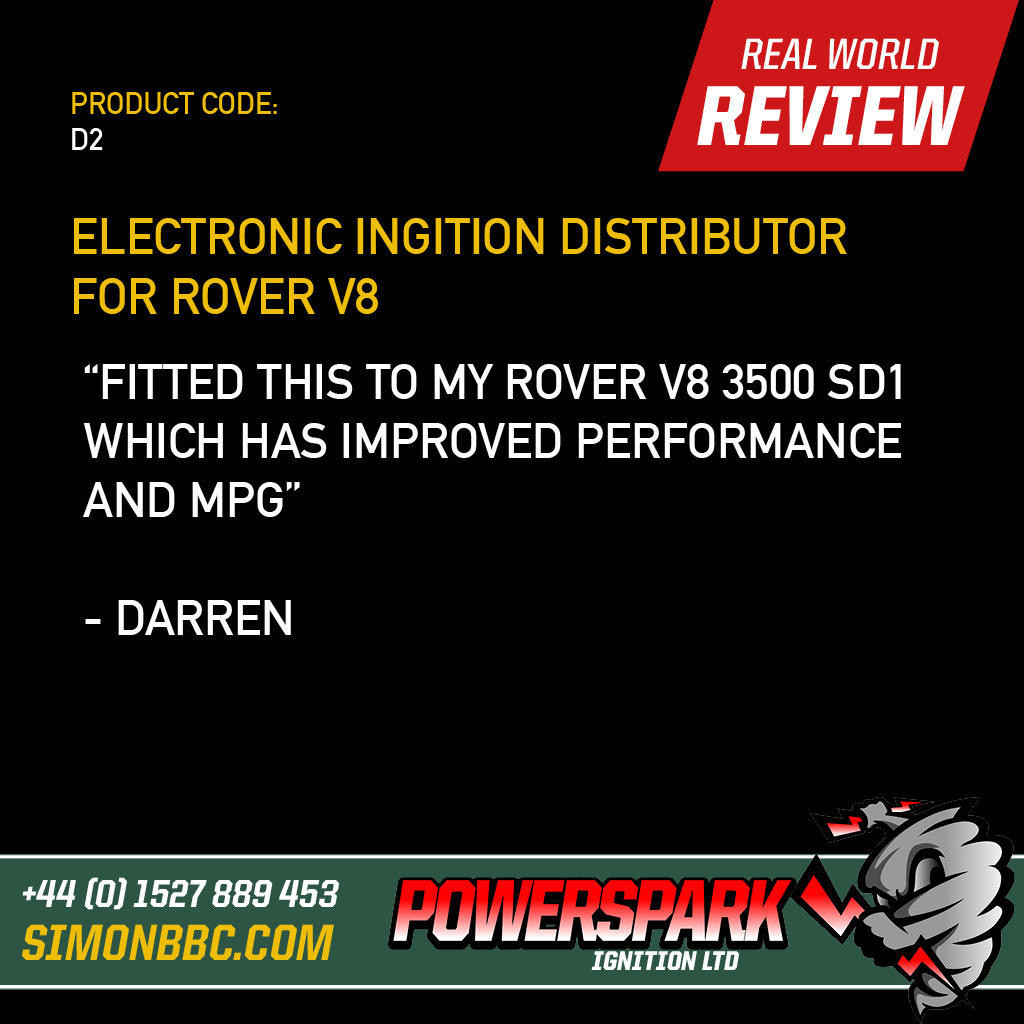 Powerspark Lucas 35D Rover V8 electronic distributor customer review 3