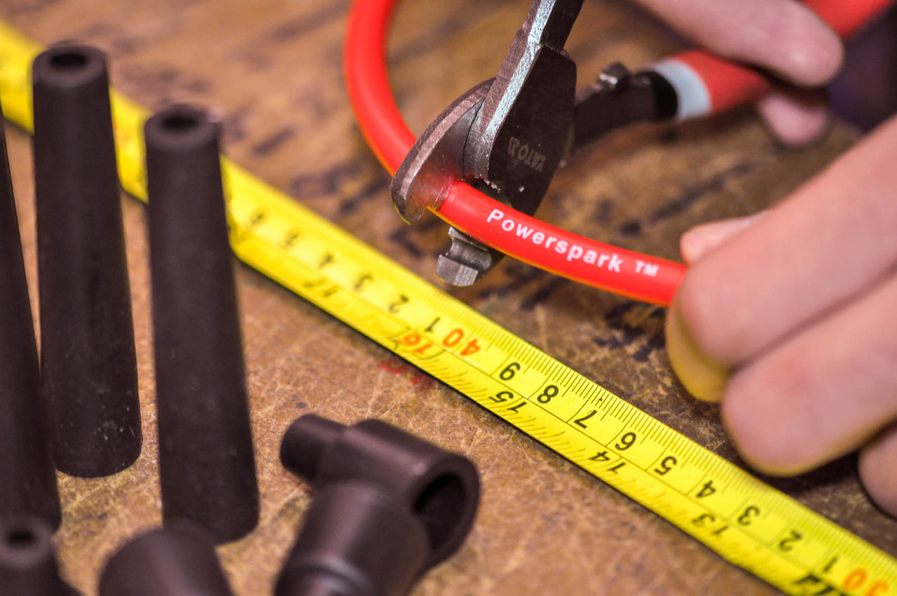 Powerspark Green 8mm Performance Rover V8 HT Leads Double Silicone