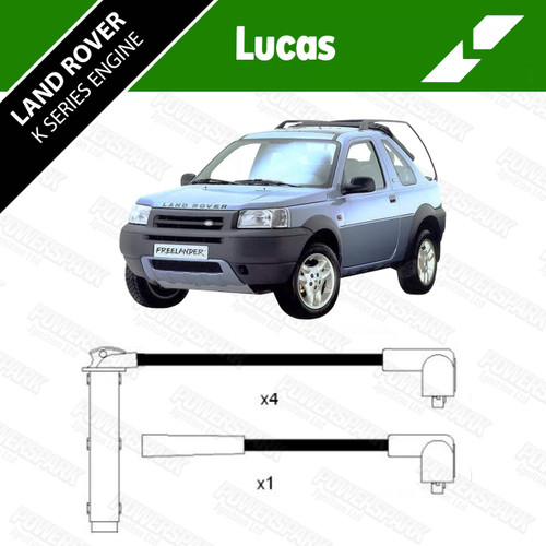 Lucas Genuine Lucas HT leads DKB478 for Land Rover Freelander 1.8 1998 - 2000